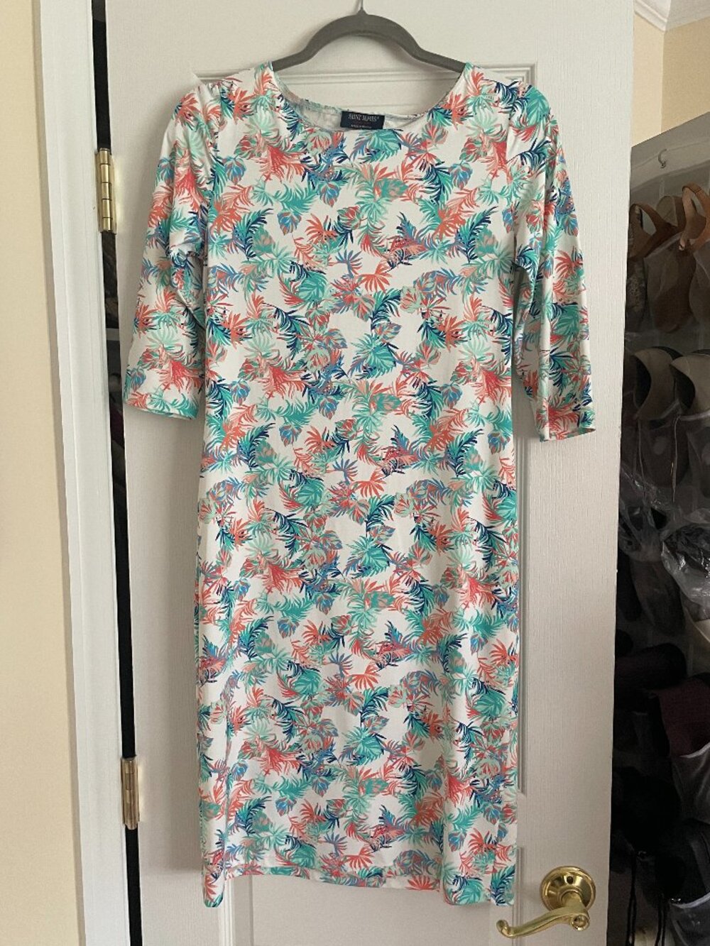 Saint James patterned dress (made in France) size 8 Perfect Condition